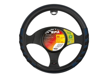 Lampa Κάλυμμα Τιμονιού Αυτοκινήτου SPA 37-39εκ. Άοσμο Αεριζόμενες αγωνιστικές λαβές Ultra soft Skeentex Μπλέ 1-τεμ. (L3294.0)