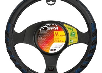 Lampa Κάλυμμα Τιμονιού Αυτοκινήτου SPA 37-39εκ. Άοσμο Αεριζόμενες αγωνιστικές λαβές Ultra soft Skeentex Μπλέ 1-τεμ. (L3294.0)