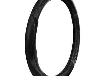 Lampa Κάλυμμα Τιμονιού Αυτοκινήτου Silverstone 37-39εκ. Άοσμο Με Carbon πρόσθετα λαβές Ultra-soft Skeentex Μαύρο 1-τεμ. (L3294.3)