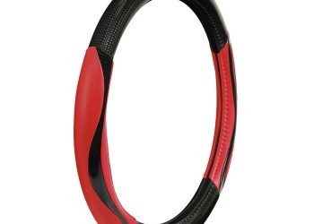 Lampa Κάλυμμα Τιμονιού Αυτοκινήτου Silverstone 37-39εκ. Άοσμο Με Carbon πρόσθετα λαβές Ultra-soft Skeentex Κόκκινο 1-τεμ. (L3294.6)