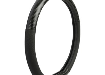 Lampa Κάλυμμα Τιμονιού Αυτοκινήτου Le Mans 37-39εκ. Άοσμο με Matt Carbon πρόσθετα από Ultra-soft Skeentex Μαύρο 1-τεμ. (L3295.3)