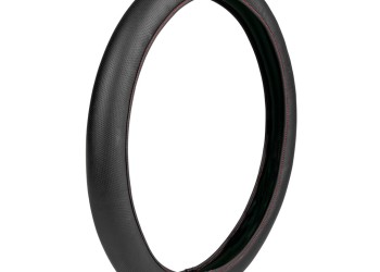 Lampa Κάλυμμα Τιμονιού Αυτοκινήτου Skin-Cover 38-40εκ. Ελαστικό Άοσμο Διάτρητο Ultra soft Skeentex Μαύρο με Κόκκινη Ραφή 1-τεμ. (L3296.8)