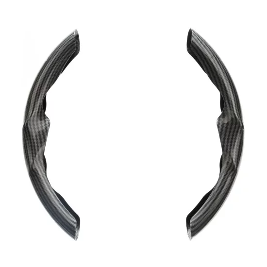Lampa Ημι Κάλυμμα Λαβές Τιμονιού Αυτοκινήτου Sport Carbon Look Άοσμο PVC, universal - 2 τεμ. (L3307.4)