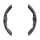 Lampa Ημι Κάλυμμα Λαβές Τιμονιού Αυτοκινήτου Sport Carbon Look Άοσμο PVC, universal - 2 τεμ. (L3307.4)
