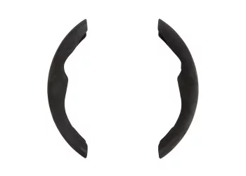 Lampa Ημι Κάλυμμα Λαβές Τιμονιού Αυτοκινήτου σπόρ Microfiber Άοσμο Μαύρο universal - 2 τεμ. (L3307.5)