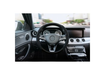 Lampa Ημι Κάλυμμα Λαβές Τιμονιού Αυτοκινήτου σπόρ Microfiber Άοσμο Μαύρο universal - 2 τεμ. (L3307.5)