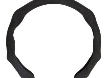 Lampa Κάλυμμα Τιμονιού Αυτοκινήτου Over-Grip, σπορ Άοσμο Σουέτ ύφασμα από μικροΐνες, universal Μαύρο 1-τεμ. (L3307.7)