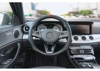 Lampa Κάλυμμα Τιμονιού Αυτοκινήτου Over-Grip, σπορ Άοσμο από PVC, Carbon look universal Γκρί 1-τεμ. (L3307.9)