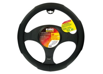 ΚΑΛΥΜΜΑ ΤΙΜΟΝΙΟΥ KURO PREMIUM M 37/39 cm ΜΑΥΡΟ ΑΠΟ ΑΟΣΜΟ, ΜΗ ΤΟΞΙΚΟ, ΟΙΚΟΛΟΓΙΚΟ ΚΑΙ ΑΝΑΚΥΚΛΩΣΙΜΟ ΔΙΑΤΡΗΤΟ TPE ΘΕΡΜΟΠΛΑΣΤΙΚΟ ΕΛΑΣΤΟΜΕΡΕΣ LAMPA - 1 ΤΕΜ.