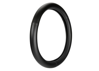 Lampa Κάλυμμα Τιμονιού Αυτοκινήτου Racing Premium 35-37εκ. Άοσμο ανάγλυφο από Ultra soft Skeentex Μαύρο  1-τεμ. (L3316.2)