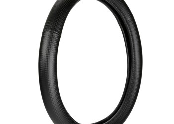 Lampa Κάλυμμα Τιμονιού Αυτοκινήτου Racing Premium 35-37εκ. Άοσμο ανάγλυφο από Ultra soft Skeentex Μαύρο  1-τεμ. (L3316.2)