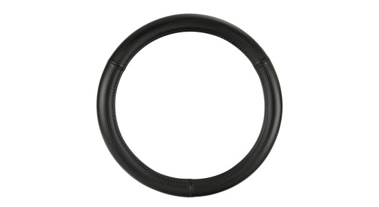 Lampa Κάλυμμα Τιμονιού Αυτοκινήτου Racing Premium 35-37εκ. Άοσμο ανάγλυφο από Ultra soft Skeentex Μαύρο  1-τεμ. (L3316.2)