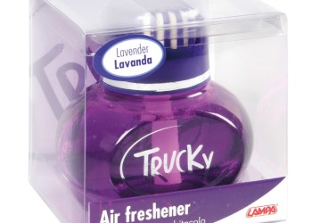 ΑΡΩΜΑΤΙΚΟ TRUCKY ΛΕΒΑΝΤΑ 150 ml (ΛΙΛΑ ΜΩΒ/ΑΥΤΟΚΟΛΛΗΤΗ ΒΑΣΗ)