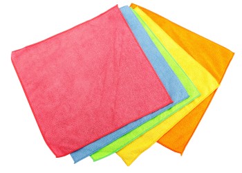 ΠΑΝΑΚΙΑ ΚΑΘΑΡΙΣΜΟΥ ΜΙΚΡΟΙΝΩΝ (MICROFIBRA) 36x36cm ΣΕ ΔΙΑΦΟΡΑ ΧΡΩΜΑΤΑ STANDARD WRAP-SET LAMPA - 5 τεμ.