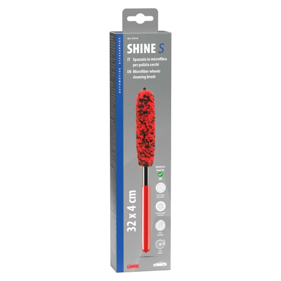 ΒΟΥΡΤΣΑ ΠΛΥΣΙΜΑΤΟΣ SHINE ΓΙΑ ΖΑΝΤΕΣ/ΤΑΣΙΑ ΜΙΚΡΟΦΙΜΠΡΑ (S) 32x4cm LAMPA - 1 ΤΕΜ.