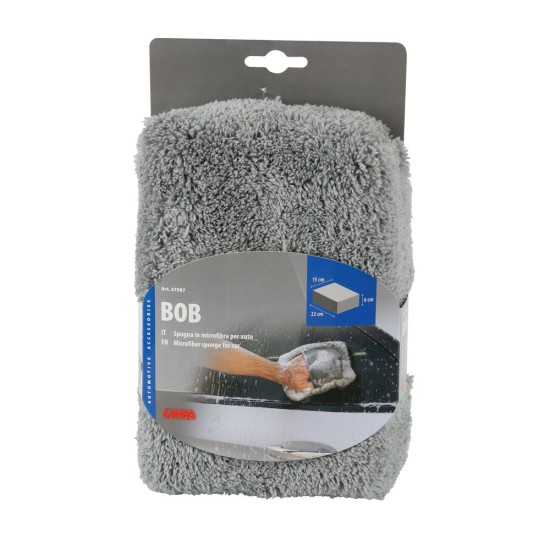 ΣΦΟΥΓΓΑΡΙ/ΓΑΝΤΙ ΠΛΥΣΙΜΑΤΟΣ BOB ΜΕ ΜΙΚΡΟΙΝΕΣ ΔΙΠΛΗΣ ΟΨΗΣ 22x15x6cm LAMPA - 1 ΤΕΜ.