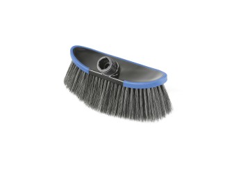 ΒΟΥΡΤΣΑ ΠΛΥΣΙΜΑΤΟΣ (25x10cm)  ΜΕ ΤΗΛΕΣΚΟΠΙΚΟ ΚΟΝΤΑΡΙ ΑΛΟΥΜΙΝΙΟΥ (102-155cm) ΜΑΥΡΟ/ΜΠΛΕ LUNA LAMPA - 1 ΤΕM.