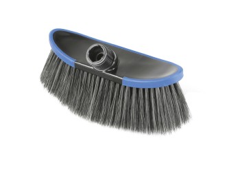 ΒΟΥΡΤΣΑ ΠΛΥΣΙΜΑΤΟΣ (25x10cm)  ΜΕ ΤΗΛΕΣΚΟΠΙΚΟ ΚΟΝΤΑΡΙ ΑΛΟΥΜΙΝΙΟΥ (102-155cm) ΜΑΥΡΟ/ΜΠΛΕ LUNA LAMPA - 1 ΤΕM.