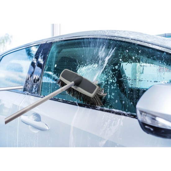 ΒΟΥΡΤΣΑ ΠΛΥΣΙΜΑΤΟΣ ΜΕ ΠΛΑΣΤΙΚΗ ΤΡΙΧΑ (PVC) TRINITY 25x8cm ΓΙΑ ΚΟΝΤΑΡΙΑ(L3802.4/L3802.5/L3802.6) LAMPA - 1 ΤΕΜ.