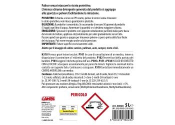 ΣΑΜΠΟΥΑΝ SUPER FOAM ΣΥΜΠΥΚΝΩΜΕΝΟ 5000ml LAMPA - 1 ΤΕΜ.