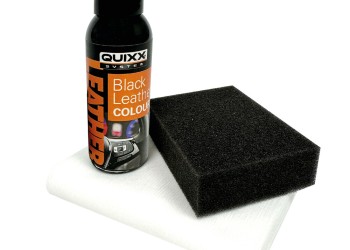 KIT ΑΝΑΝΕΩΣΗΣ ΚΑΙ ΠΡΟΣΤΑΣΙΑΣ ΔΕΡΜΑΤΩΝ ΣΕ ΜΑΥΡΟ ΧΡΩΜΑ QUIXX BLACK LEATHER COLOUR KIT 50ml