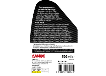 ΚΑΘΑΡΙΣΤΙΚΟ/ΑΠΟΛΙΠΑΝΤΙΚΟ ΥΓΡΟ ΜΗΧΑΝΗΣ/ΚΙΝΗΤΗΡΑ ΣΕ ΣΠΡΕΙ GRAN PREE 500ml LAMPA - 1 ΤΕΜ.