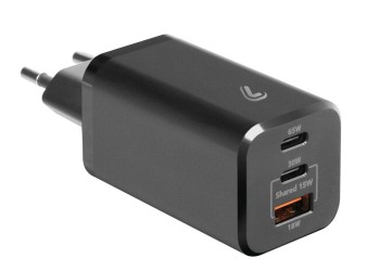 ΦΟΡΤΙΣΤΗΣ ΜΕ ΟΙΚΙΑΚΗ ΠΡΙΖΑ HOME ROCKET 65W 100/230V 65W ΜΕ 3 ΘΥΡΕΣ USB (USB-A+USB-Cx2) QUICK CHARGE LAMPA - 1 ΤΕΜ.