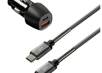 ΦΟΡΤΙΣΤΗΣ ΑΝΑΠΤΗΡΑ ΜΕ 2 USB ΚΑΙ ΚΑΛΩΔΙΟ ΦΟΡΤΙΣΗΣΚΑΙΣΥΓΧΡΟΝΙΣΜΟΥ 100cm TYPE-C KIT PRO 18W 12/24V