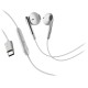ΑΚΟΥΣΤΙΚΑ ΜΕ ΜΙΚΡΟΦΩΝΟ FLOW JACK ΛΕΥΚΟ ΧΡΩΜΑ ΜΕ ΚΑΛΩΔΙΟ TYPE-C 120cm LAMPA - 1 ΤΕΜ.