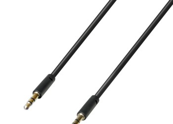 ΚΑΛΩΔΙΟ ΗΧΟΥ ΓΙΑ ΘΥΡΑ AUX 100cm STEREO JACK ESSENTIALS LINE (JACK ΣΕ JACK 3,5 mm)