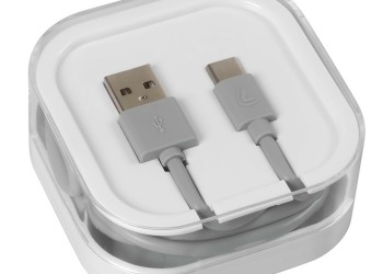 ΚΑΛΩΔΙΟ ΦΟΡΤΙΣΗΣ ΚΑΙ ΣΥΓΧΡΟΝΙΣΜΟΥ USB TYPE-C 200cm ΓΚΡΙ ESSENTIALS LAMPA - 1 ΤΕΜ.
