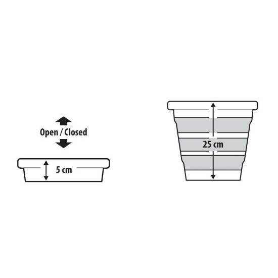 ΚΟΥΒΑΣ ΠΛΥΣΙΜΑΤΟΣ/ΚΑΛΑΘΙ ΜΕΤΑΦΟΡΑΣ ΑΝΤΙΚΕΙΜΕΝΩΝ ΠΤΥΣΣΟΜΕΝΟΣ 5>25cm ΜΕ ΧΕΙΡΟΛΑΒΗ 10LT ΛΕΥΚΟ/ΓΚΡΙ