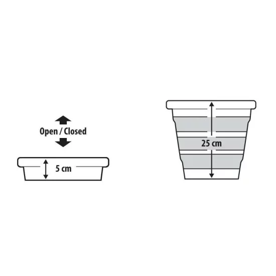 ΚΟΥΒΑΣ ΠΛΥΣΙΜΑΤΟΣ/ΚΑΛΑΘΙ ΜΕΤΑΦΟΡΑΣ ΑΝΤΙΚΕΙΜΕΝΩΝ ΠΤΥΣΣΟΜΕΝΟΣ 5>25cm ΜΕ ΧΕΙΡΟΛΑΒΗ 10LT ΛΕΥΚΟ/ΓΚΡΙ