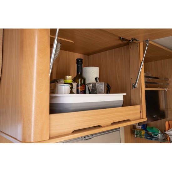 ΚΟΥΒΑΣ ΠΛΥΣΙΜΑΤΟΣ/ΚΑΛΑΘΙ ΜΕΤΑΦΟΡΑΣ ΑΝΤΙΚΕΙΜΕΝΩΝ ΠΤΥΣΣΟΜΕΝΟΣ 5>25cm ΜΕ ΧΕΙΡΟΛΑΒΗ 10LT ΛΕΥΚΟ/ΓΚΡΙ