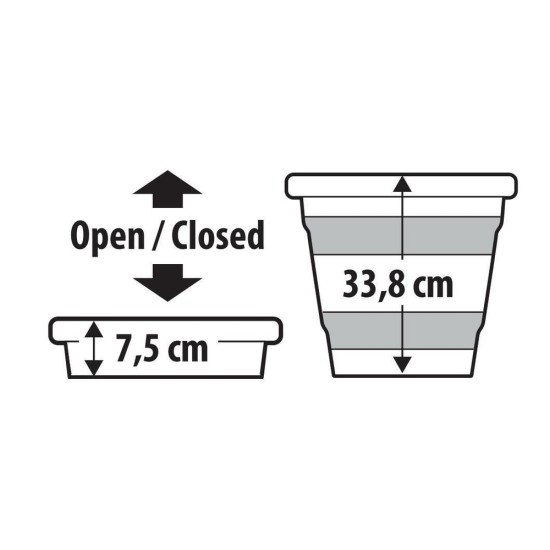 ΚΟΥΒΑΣ ΠΛΥΣΙΜΑΤΟΣ ΠΤΥΣΣΟΜΕΝΟΣ 15LT  ΜΕ ΗΛΕΚΤΡΙΚΗ ΑΝΤΛΙΑ ΝΕΡΟΥ ΚΑΙ ΛΑΣΤΙΚΟ 2>5m AQUAROVER