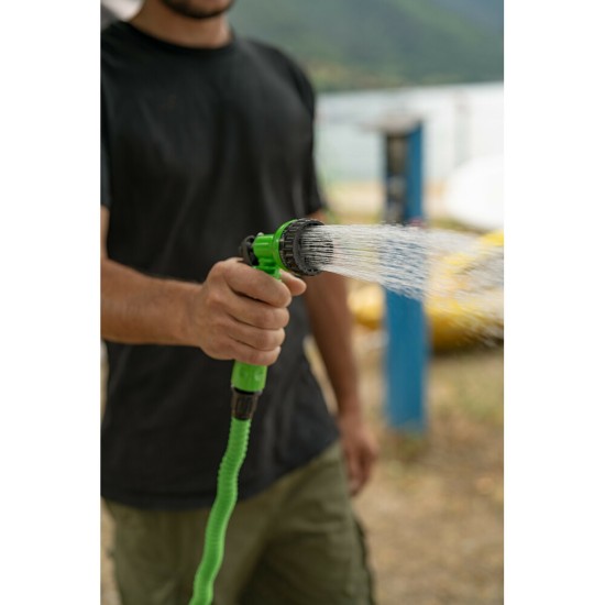 ΚΟΥΒΑΣ ΠΛΥΣΙΜΑΤΟΣ ΠΤΥΣΣΟΜΕΝΟΣ 15LT  ΜΕ ΗΛΕΚΤΡΙΚΗ ΑΝΤΛΙΑ ΝΕΡΟΥ ΚΑΙ ΛΑΣΤΙΚΟ 2>5m AQUAROVER