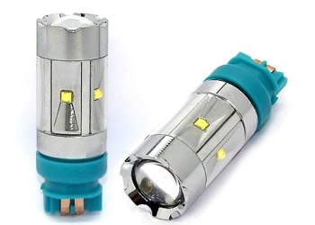 PWY24W 12/24V PG18.5d-1 7W LED 8xCREE PREMIUM ΛΕΥΚΟ  M-TECH 1 ΤΕΜ,