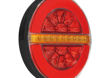 ΦΩΣ ΠΙΣΩ ΔΕΞΙ 12/24V DYNAMIC-O 140 mm ΜΕ 29 LED 3 ΧΡΗΣΕΙΣ ΘΕΣΕΩΣ/ΦΛΑΣ/STOP (ΚΟΚΚΙΝΟ/ΠΟΡΤΟΚΑΛΙ) - 1 ΤΕΜ.