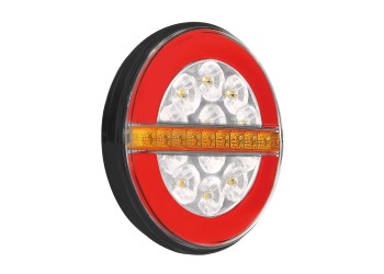 ΦΩΣ ΠΙΣΩ ΔΕΞΙ 12/24V DYNAMIC-O 140 mm ΜΕ 29 LED 3 ΧΡΗΣΕΙΣ ΘΕΣΕΩΣ/ΦΛΑΣ/STOP (ΚΟΚΚΙΝΟ/ΠΟΡΤΟΚΑΛΙ/ΛΕΥΚΟ) - 1 ΤΕΜ.