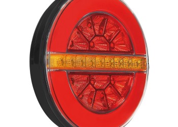 ΦΩΣ ΠΙΣΩ ΔΕΞΙ 12/24V DYNAMIC-O 140 mm ΜΕ 29 LED 3 ΧΡΗΣΕΙΣ ΟΜΙΧΛΗΣ/ΘΕΣΕΩΣ/ΦΛΑΣ (ΚΟΚΚΙΝΟ/ΠΟΡΤΟΚΑΛΙ) - 1 ΤΕΜ.