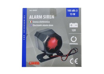 ΣΕΙΡΗΝΑ ΣΥΝΑΓΕΡΜΟΥ 6 ΤΟΝΩΝ 12V/1,2A/105dB LAMPA - 1 TEM.