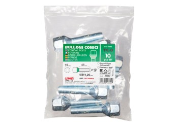 ΜΠΟΥΛΟΝΙΑ ΚΩΝΙΚΑ TC0 12χ1,25 46mm (19) ΣΑΚΟΥΛΑ 10ΤΕΜ.
