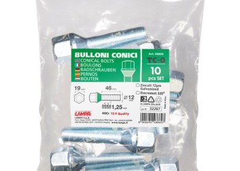 ΜΠΟΥΛΟΝΙΑ ΚΩΝΙΚΑ TC0 12χ1,25 46mm (19) ΣΑΚΟΥΛΑ 10ΤΕΜ.