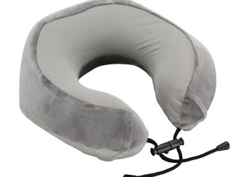 ΜΑΞΙΛΑΡΙ ΤΑΞΙΔΙΟΥ ΑΥΧΕΝΑ ΕΡΓΟΝΟΜΙΚΟ MEMORY FOAM ΓΚΡΙ NECK-LUXE LAMPA - 1 ΤΕΜ.