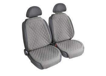 ΠΛΑΤΟΚΑΘΙΣΜΑΤΑ VENICE ΜΕ ΔΙΑΣΤΑΣΕΙΣ ΠΛΑΤΗΣ 50 Χ 65 cm/ΚΑΘΙΣΜΑ 60 cm (ΓΚΡΙ ΛΙΝΟ/ΠΟΛΥΕΣΤΕΡ) - 2 ΤΕΜ.