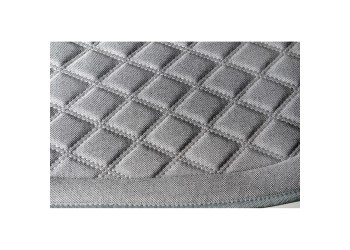 ΠΛΑΤΟΚΑΘΙΣΜΑΤΑ VENICE ΜΕ ΔΙΑΣΤΑΣΕΙΣ ΠΛΑΤΗΣ 50 Χ 65 cm/ΚΑΘΙΣΜΑ 60 cm (ΓΚΡΙ ΛΙΝΟ/ΠΟΛΥΕΣΤΕΡ) - 2 ΤΕΜ.