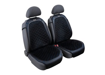 ΠΛΑΤΟΚΑΘΙΣΜΑΤΑ DAYTONA ΔΕΡΜΑΤΙΝΗ/ΠΟΛΥΕΣΤΕΡΙΚΑ ΜΑΥΡΟ/ΜΠΛΕ ΚΥΨΕΛΩΤΟ 2ΤΕΜ.