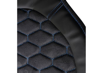 ΠΛΑΤΟΚΑΘΙΣΜΑΤΑ DAYTONA ΔΕΡΜΑΤΙΝΗ/ΠΟΛΥΕΣΤΕΡΙΚΑ ΜΑΥΡΟ/ΜΠΛΕ ΚΥΨΕΛΩΤΟ 2ΤΕΜ.