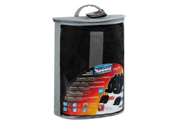 ΚΑΛΥΜΜΑΤΑ ΚΑΘΙΣΜΑΤΩΝ SPEED FASHION-TREND SERIES ΣΕΤ ΜΑΥΡΟ/ΓΚΡΙ