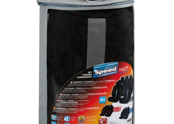 ΚΑΛΥΜΜΑΤΑ ΚΑΘΙΣΜΑΤΩΝ SPEED FASHION-TREND SERIES ΣΕΤ ΜΑΥΡΟ/ΓΚΡΙ